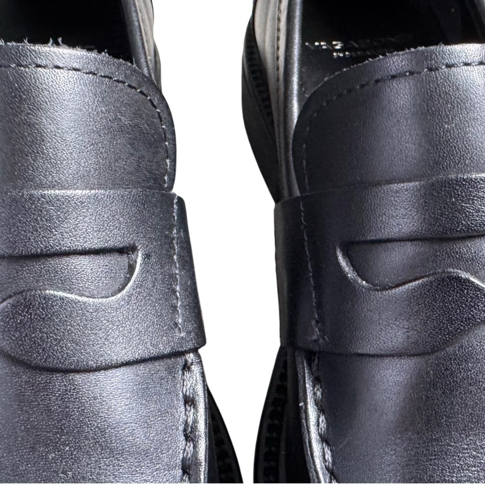 Vagabond Black Leather Alex W Loafers, 38 - Picture 2 of 10